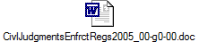 CivlJudgmentsEnfrctRegs2005_00-g0-00.doc