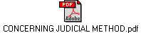 CONCERNING JUDICIAL METHOD.pdf